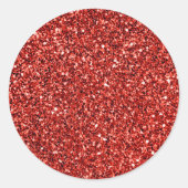 Sticker Rond Red bling (Devant)