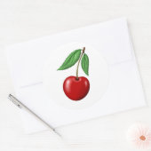 Sticker Rond Red Cherry (Enveloppe)