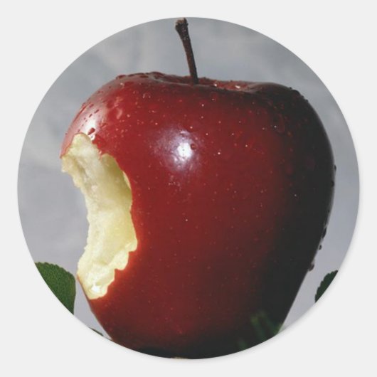 Sticker Rond Red Delicious (Devant)