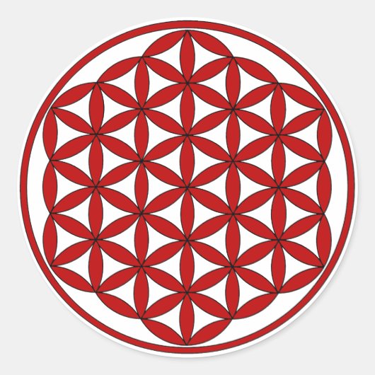 Sticker Rond Red FOL (Devant)