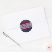 Sticker Rond Red Kanji Love Washi Heart (Enveloppe)
