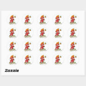 Sticker Rond Red Moehog et Buzz (Feuille)