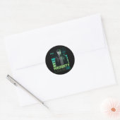 Sticker Rond Red One - Naughty Lister (Enveloppe)