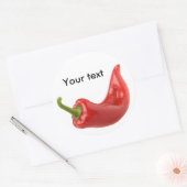 Sticker Rond Red pepper (homonymie) (Enveloppe)