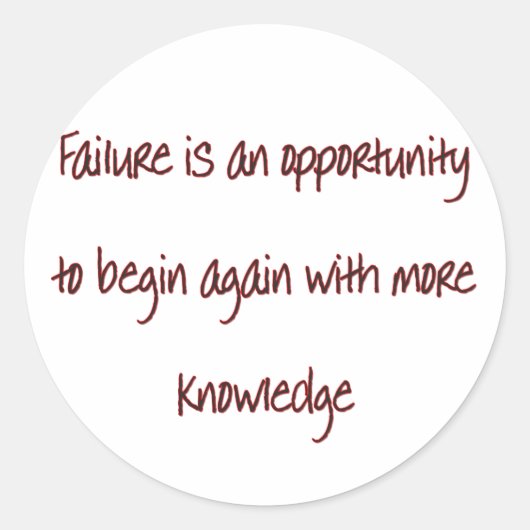 Sticker Rond Redémarrer (Devant)