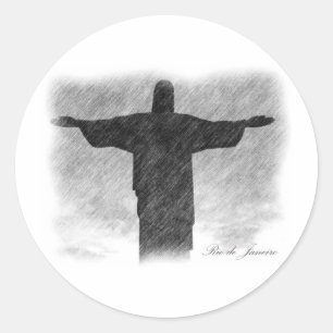Sticker Rond Rédempteur 1 du Christ