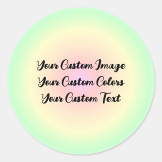 Sticker Rond Redessiner à partir de zéro - Concevez ceci