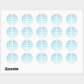 Sticker Rond Réduire le stress (Feuille)