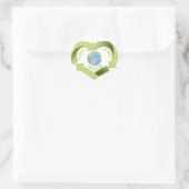 Sticker Rond Réduire, réutiliser, recycler (Sac)