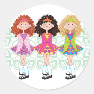 Sticker Rond Reel Princesses