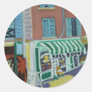 STICKER ROND REELBOOKS - FONTAINEBLEAU FRANCE