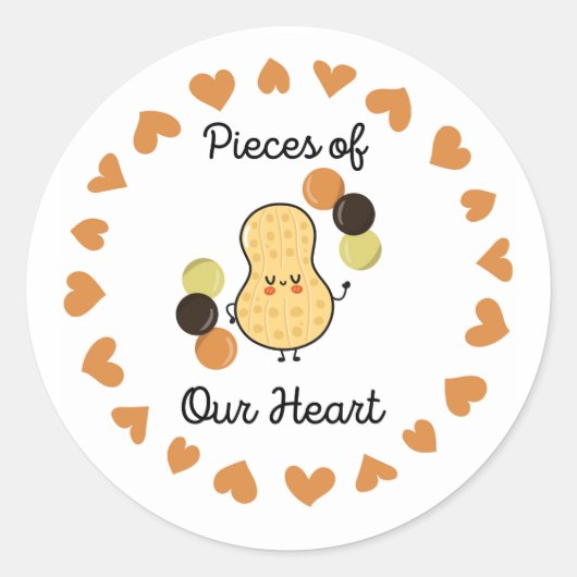 Sticker Rond Reese Pièces de Notre Cœur (Devant)