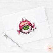 Sticker Rond refaire l'oeil (Enveloppe)