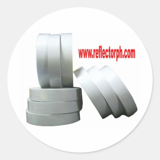 Sticker Rond Réflecteur Réflecteur Réflecteur Gris Réflecteur (Devant)