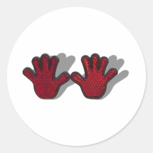 Sticker Rond ReflectiveHands062710ombres