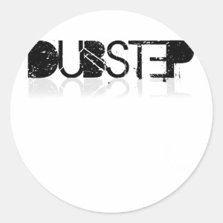 Sticker Rond Réflexion Dubstep