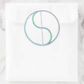 Sticker Rond Réflexion Mandala (Sac)