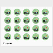 Sticker Rond Refroidir (Feuille)