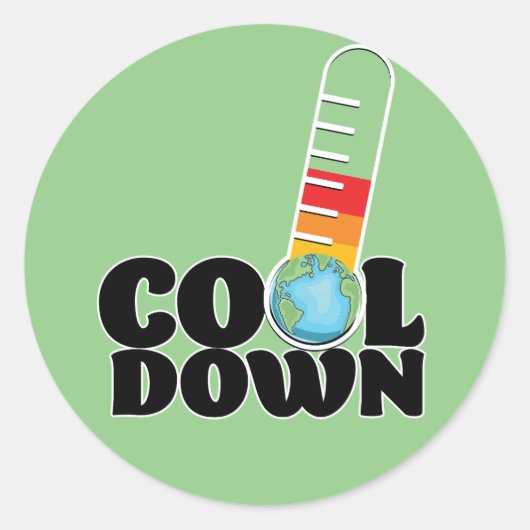 Sticker Rond Refroidir (Devant)