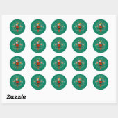 Sticker Rond Regal Dreams : Le Casse-Noix Enchanté (Feuille)