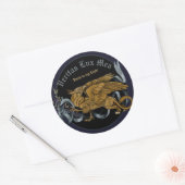 Sticker Rond Regal Gold Griffin (Enveloppe)