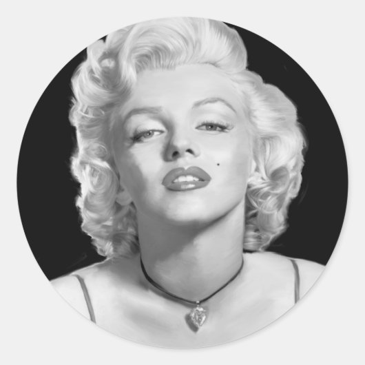 Sticker Rond Regardez de l'amour (Devant)