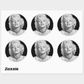 Sticker Rond Regardez de l'amour (Feuille)