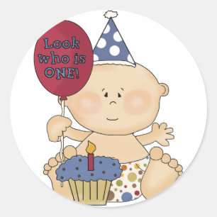 Sticker Rond Regardez qui est un t-shirt et des cadeaux