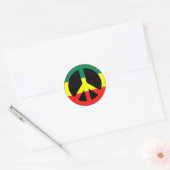 Sticker Rond Reggae (Enveloppe)