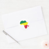 Sticker Rond Reggae d'Afrique (Enveloppe)