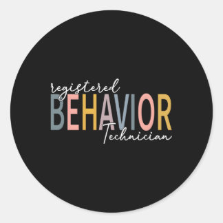 Sticker Rond Regised Behavior Technician