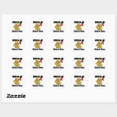 Sticker Rond Règle Abus de substances (Feuille)