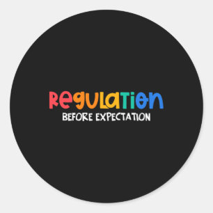 Sticker Rond Règlement avant l'échéance Sensibilisation sur l'a