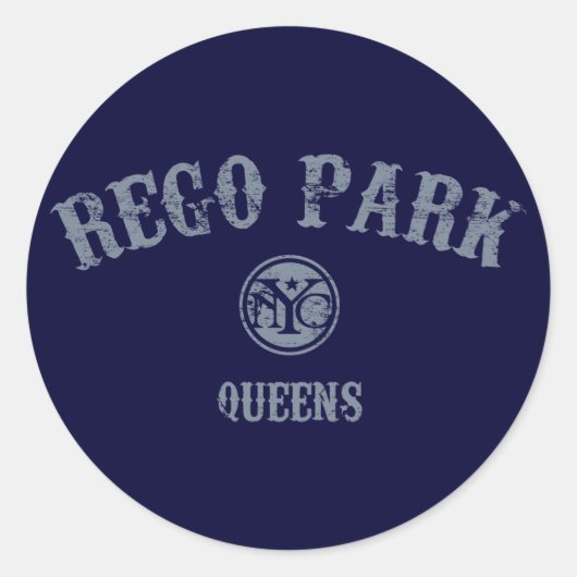 Sticker Rond Rego Park (Devant)