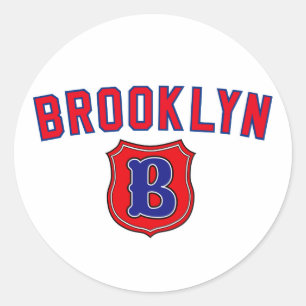Sticker Rond Régression de Brooklyn