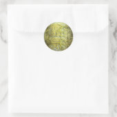 Sticker Rond REIKI / conception en bambou (Sac)