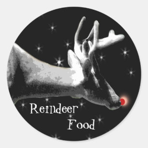 Sticker Rond Reinder, Nourriture