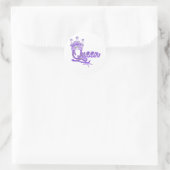 Sticker Rond Reine (Sac)