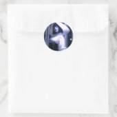 Sticker Rond Reine de glace (Sac)