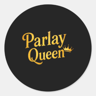 Sticker Rond Reine de pari sportif Parlay Queen Pari Sportif Dr