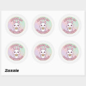 Sticker Rond Reine de tout (Feuille)
