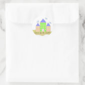 Sticker Rond Reine du Château (Sac)