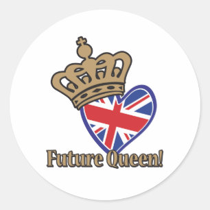 Sticker Rond Reine du Futur