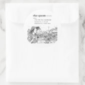STICKER ROND REINE DU RIZ (Sac)