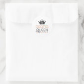 Sticker Rond Reine du théâtre (Sac)