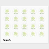 Sticker Rond Reine d'un jour (Feuille)
