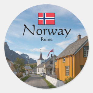 Sticker Rond Reine Lofoten
