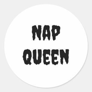 Sticker Rond Reine Nap