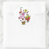 Sticker Rond Reine pour le lait (Sac)