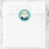 Sticker Rond Reine Victoria (Sac)